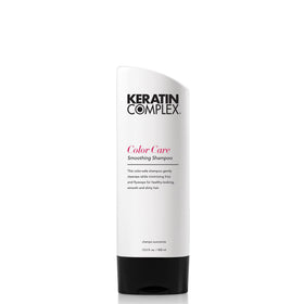 Keratin Complex front bottle showing product and benefits