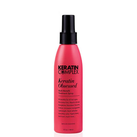 Keratin Complex front packaging showing bottle and label with product benefit