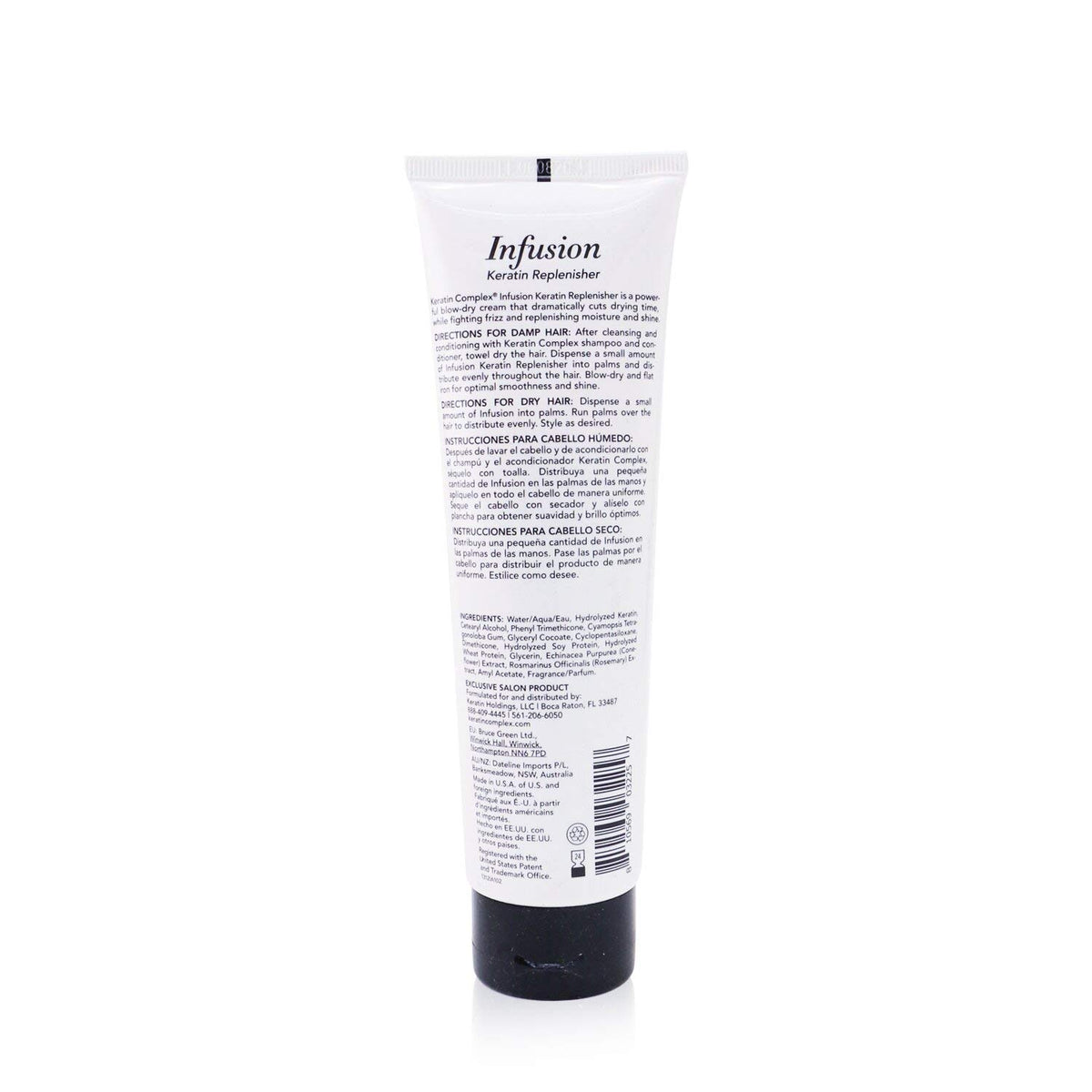 Keratin Complex in-use blowdry shows smoother hair and reduced styling time benefit
