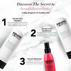 Keratin Complex shampoo lather demonstrating gentle cleanse and softness