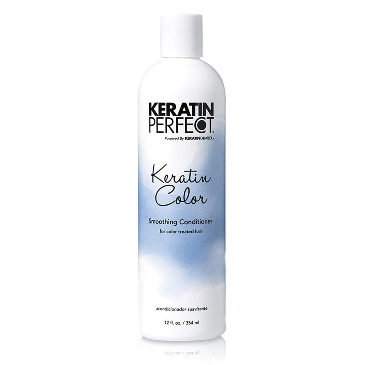 Keratin Perfect front bottle view showing product and easy identification