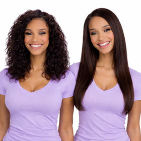 KERATIN RESEARCH flat iron sealing step illustrating long-lasting smoothness