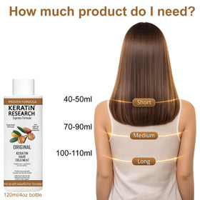KERATIN RESEARCH used in a salon setting demonstrating professional quality