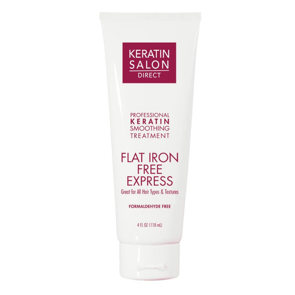 Keratin Salon Direct front packaging showing professional results and confidence