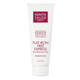 Keratin Salon Direct front packaging showing professional results and confidence