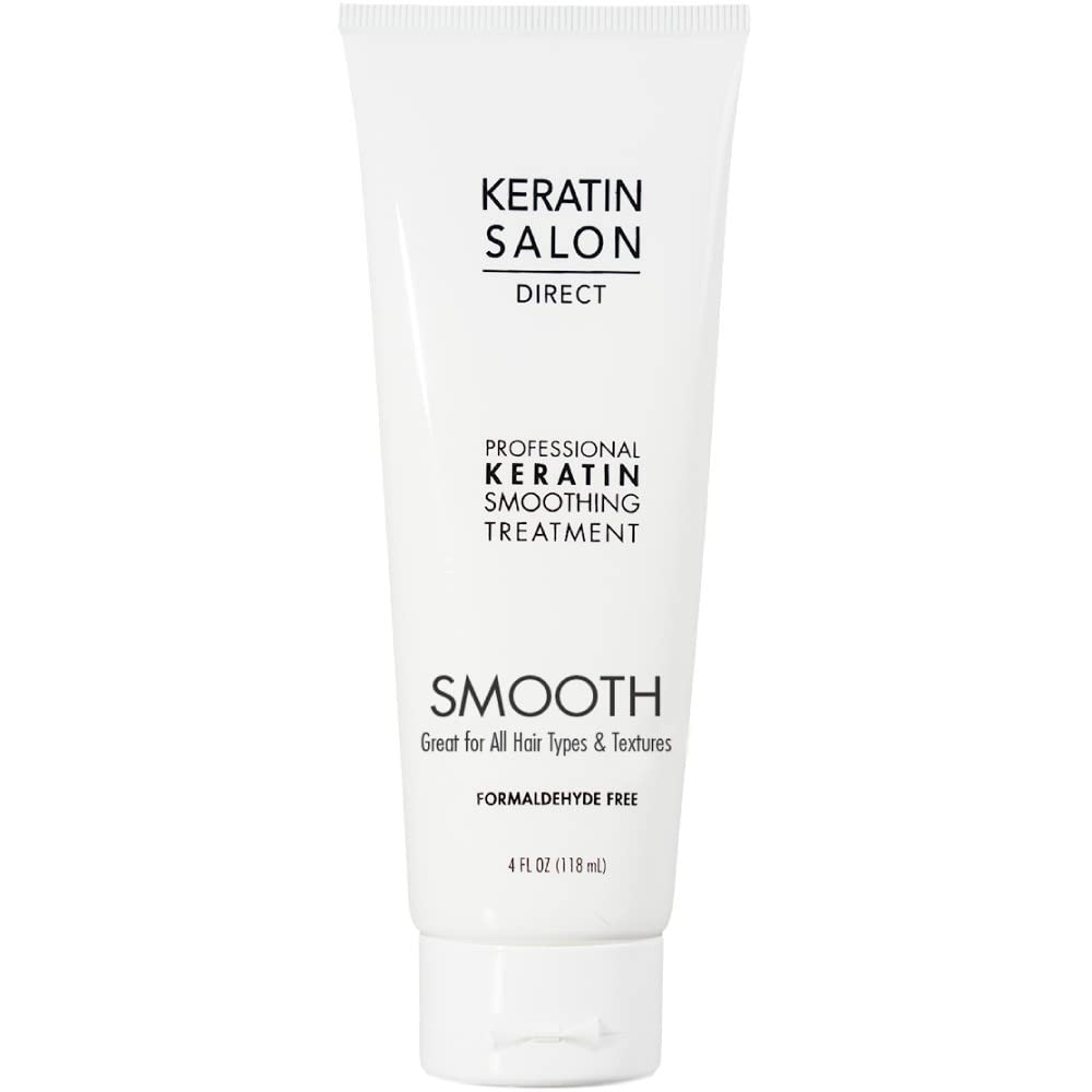 Keratin Salon Direct front packaging showing product and clear benefit