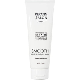 Keratin Salon Direct front packaging showing product and clear benefit