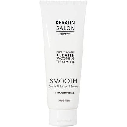 Keratin Salon Direct front packaging showing product and clear benefit