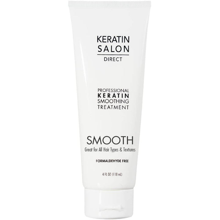 Keratin Salon Direct front packaging showing product and clear benefit