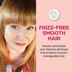 Keratin Salon Direct 4 oz held in hand showing compact travel-friendly size