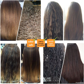 Kerazon clarifying shampoo bottle close-up illustrating deep-clean benefit
