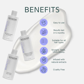Kerazon Professional creamy texture close-up for easy application benefit