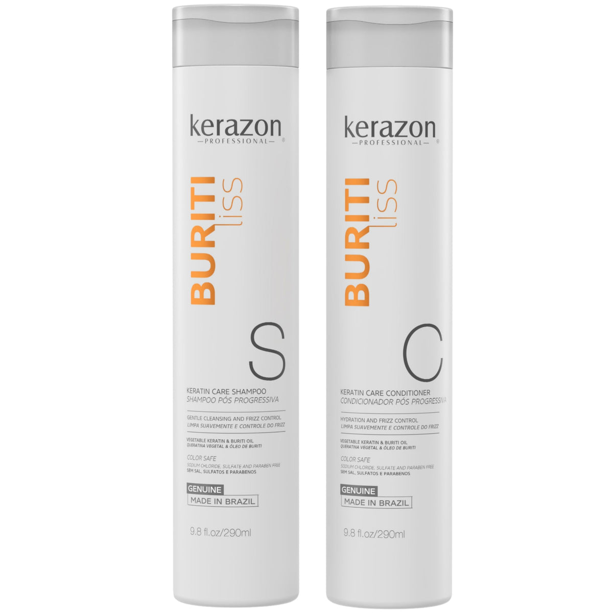Kerazon dual pack front view showing bottles and brand for easy selection