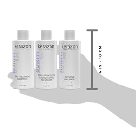 Kerazon Professional kit displayed on bathroom counter for professional results