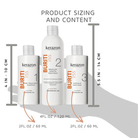 Kerazon scale size comparison showing compact kit volume and portability