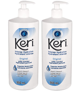 Keri pump close-up with lotion texture highlighting smooth absorption