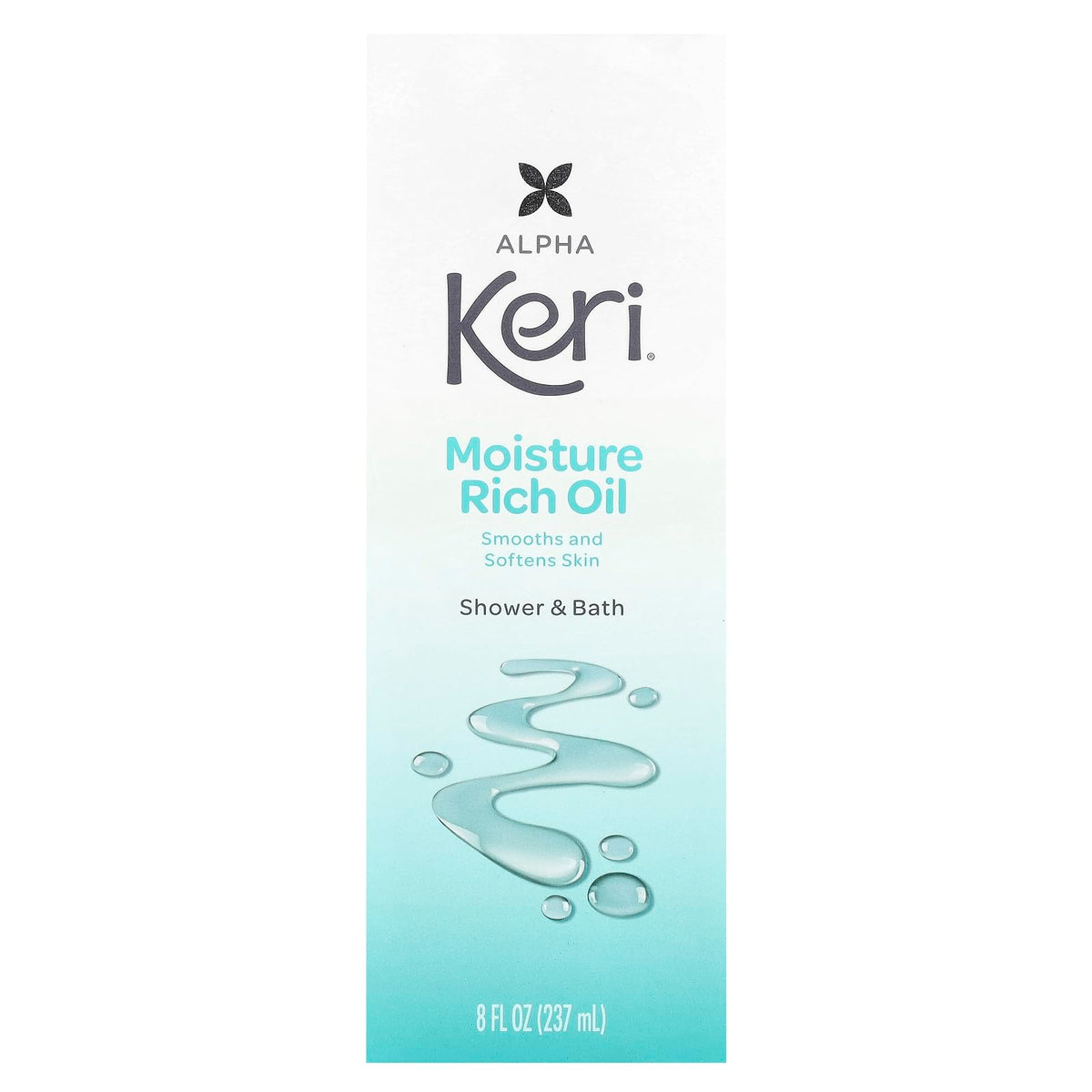 Keri oil texture close-up highlighting smooth emollient and absorption benefit