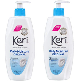 Keri original two-pack boxed display offering extra supply and household value