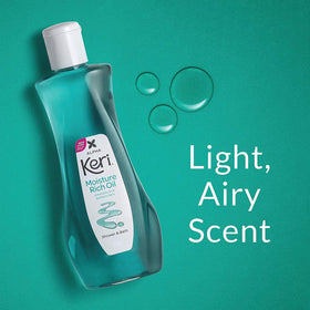 Keri bottle next to common items for size comparison and travel convenience