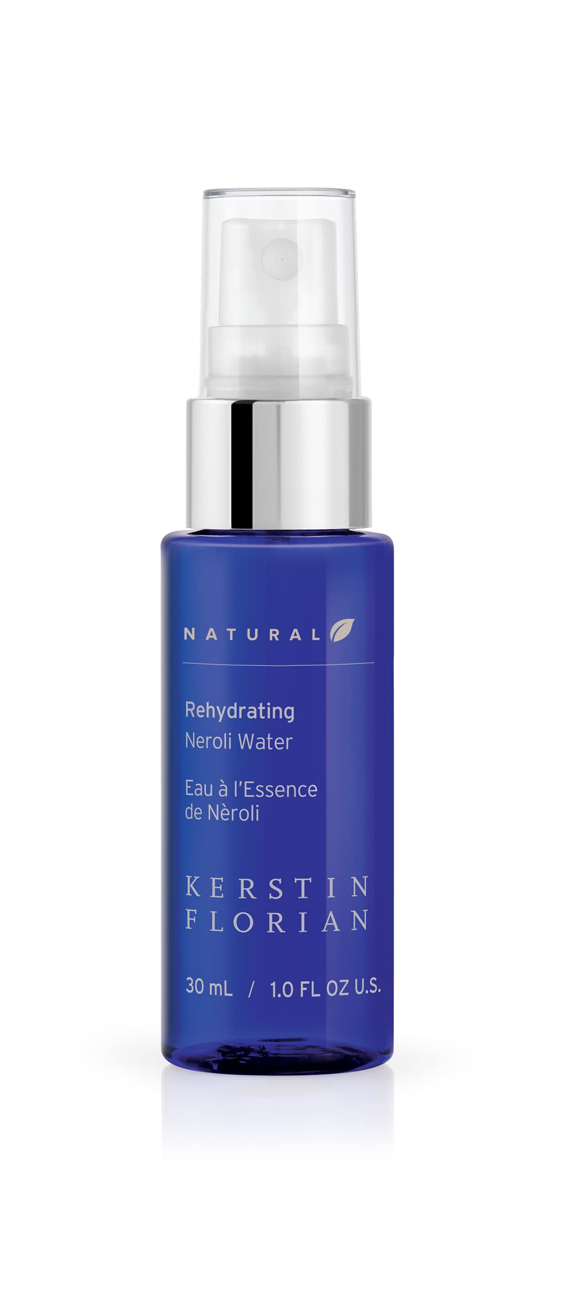 Kerstin Florian front packaging showing compact travel-friendly bottle and label benefit