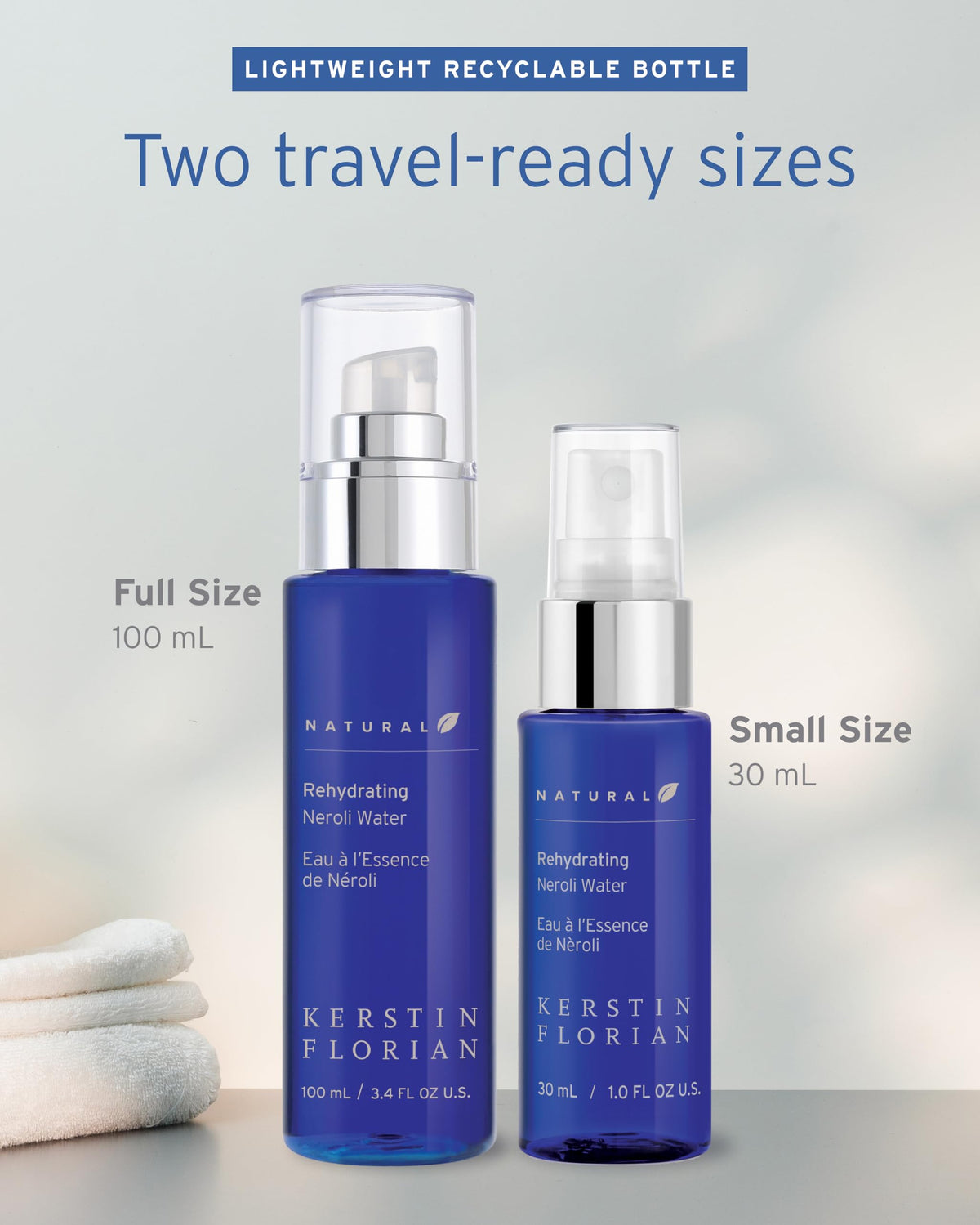 Kerstin Florian mist on bathroom counter suggesting daily routine convenience