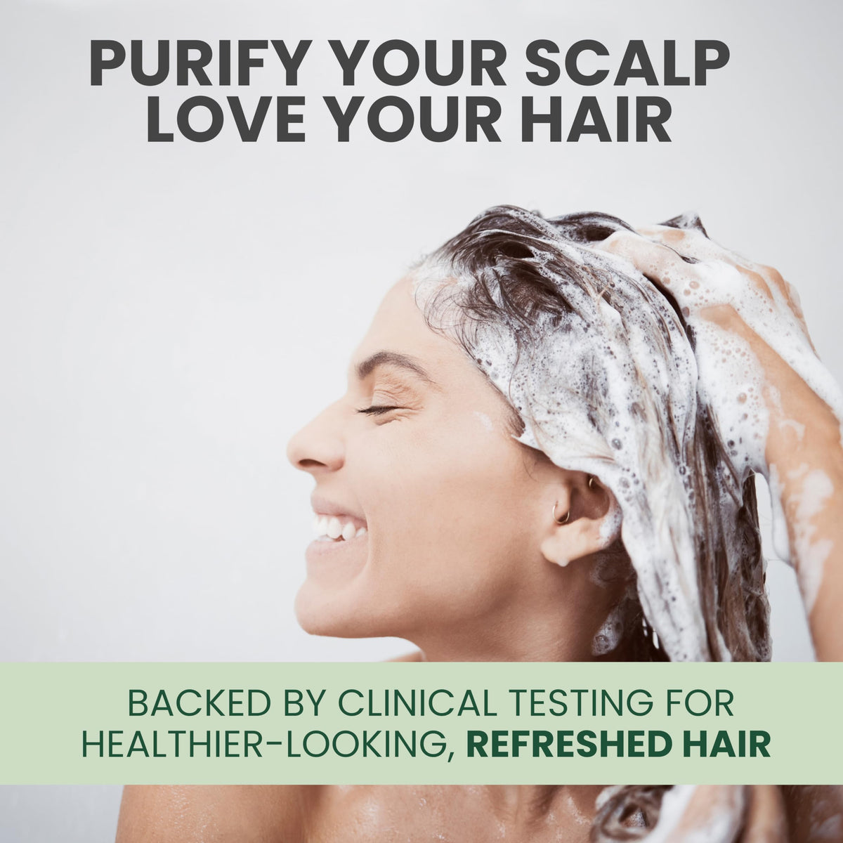 KESMEDIK before and after scalp comparison showing reduced buildup benefit