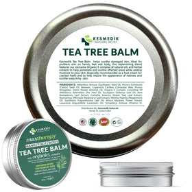 KESMEDIK parent applying balm to child demonstrating gentle, family-safe use