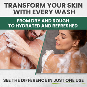 KESMEDIK being applied to feet after a run to soothe and refresh skin