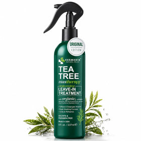KESMEDIK front bottle showing label and lightweight detangler benefits