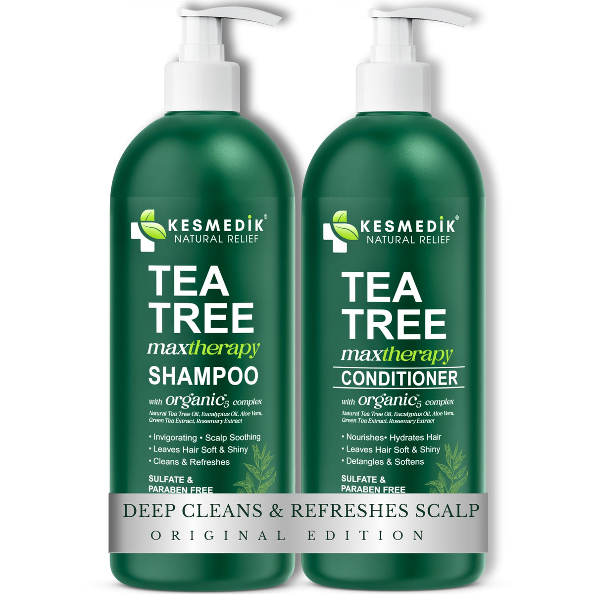 KESMEDIK front packaging showing both bottles and calming benefit