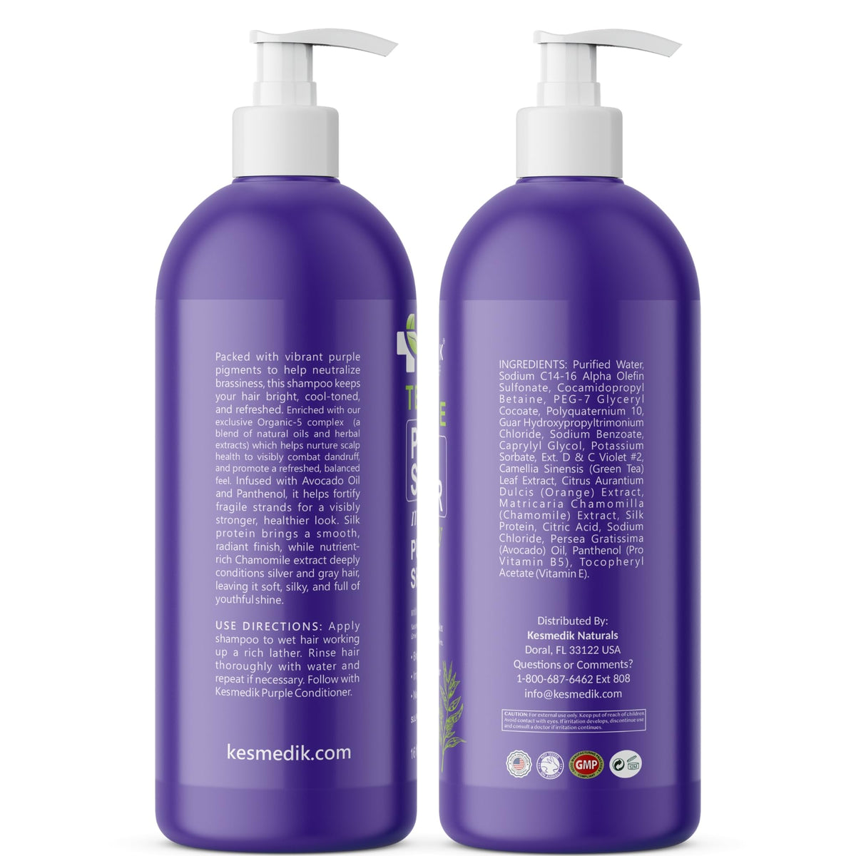 KESMEDIK bottle staged on bathroom shelf conveying professional care