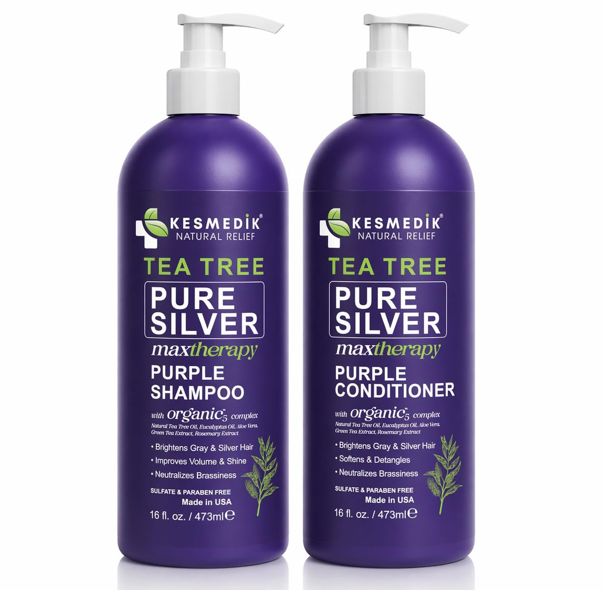 KESMEDIK on bathroom shelf lifestyle shot showing salon-quality routine