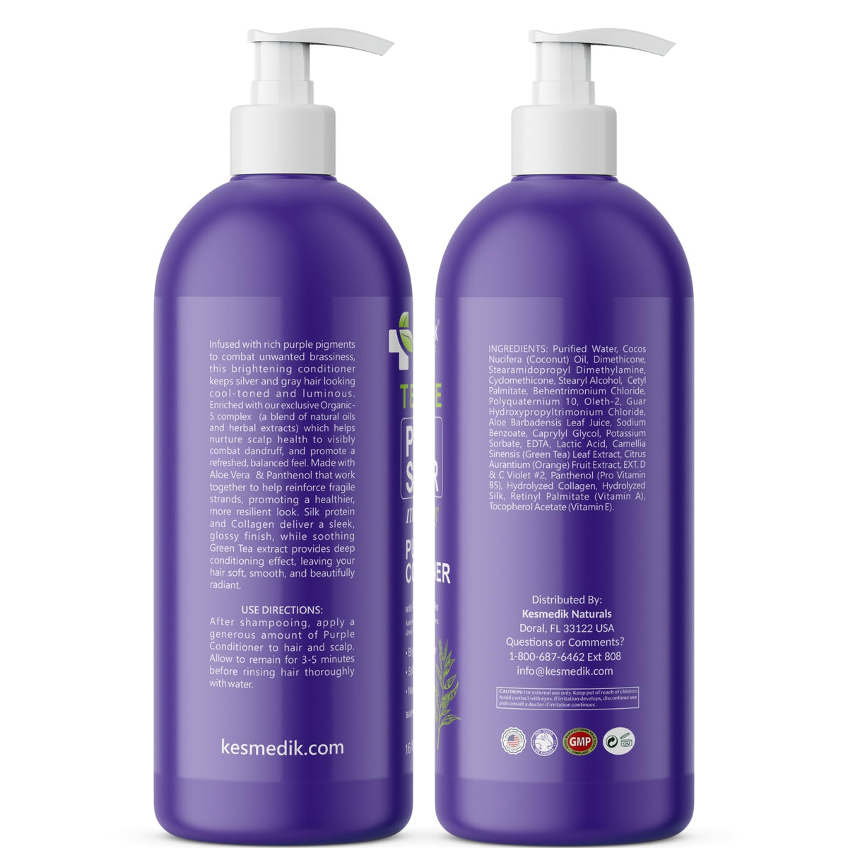 KESMEDIK lifestyle bathroom shelf display suggesting everyday salon-quality care