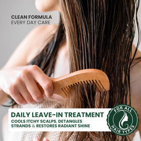 KESMEDIK mist spraying over hair demonstrating even application benefit