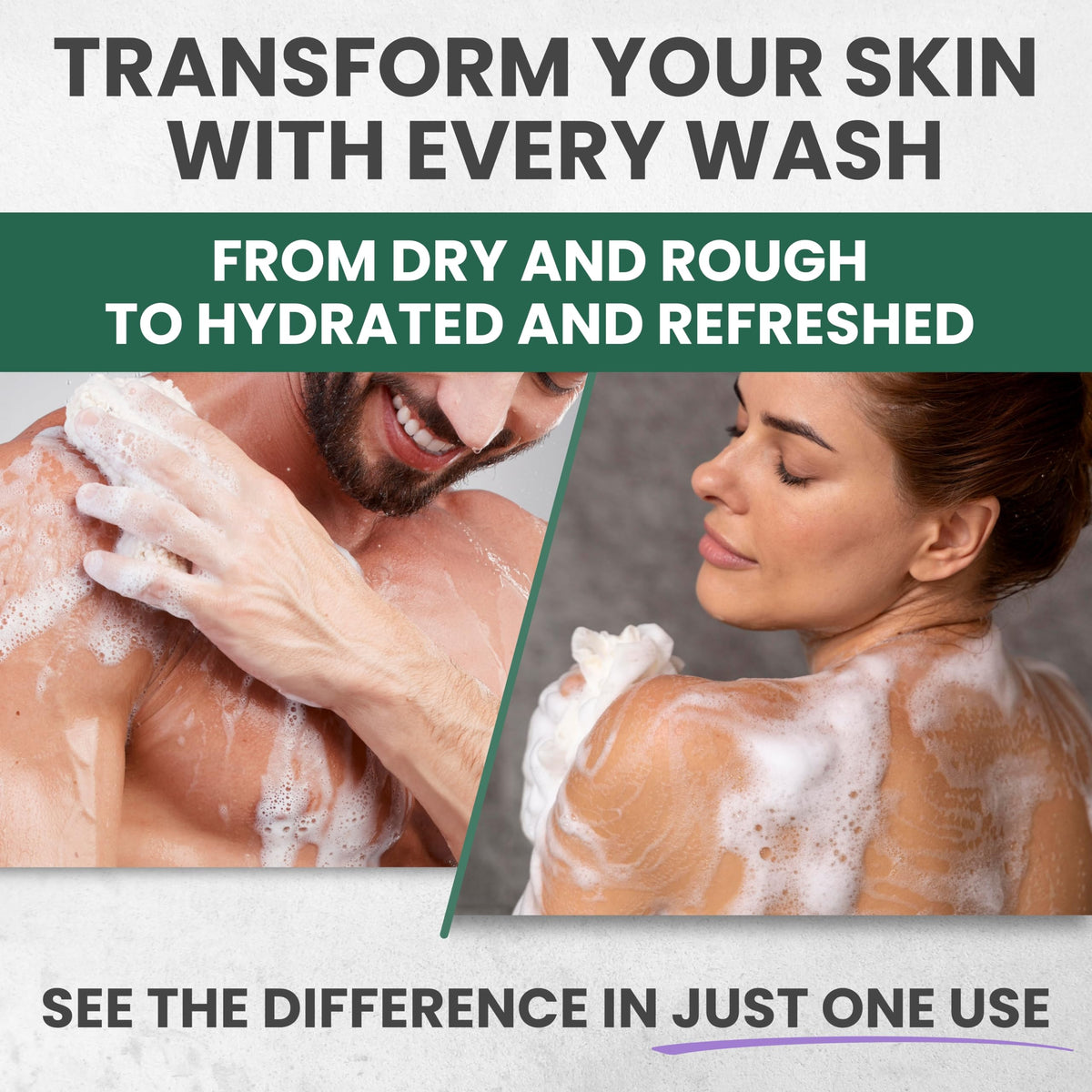 KESMEDIK texture foam on hand demonstrating gentle lather and skin-friendly cleanse