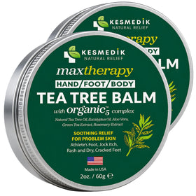 KESMEDIK balm in travel bag ready for on-the-go skin relief