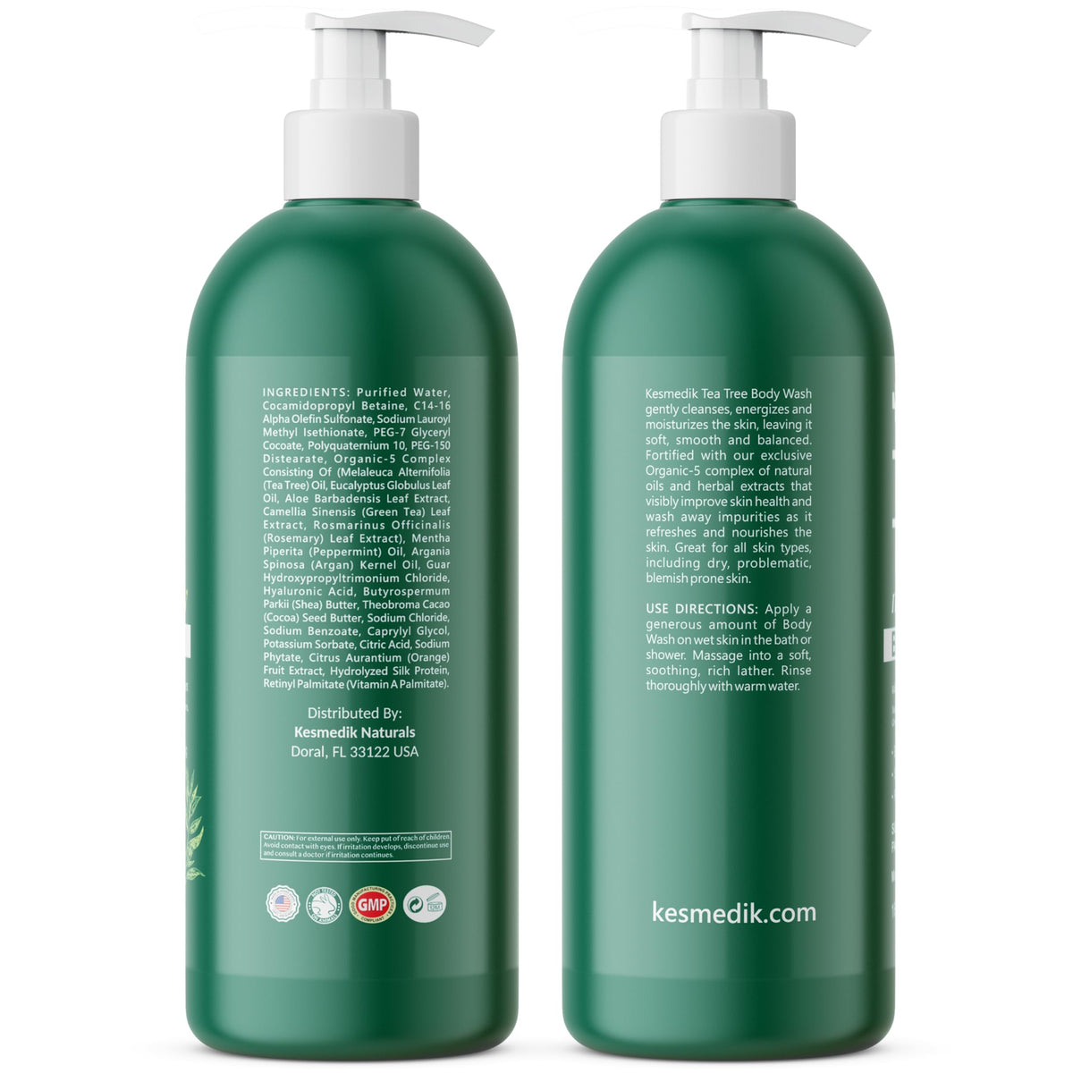 Two KESMEDIK bottles stacked showing 2-pack value and supply
