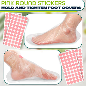 KETAR adhesive stickers arranged to demonstrate quick secure seal