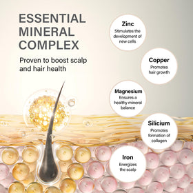 KEUNE bottle staged with dry hair to show visible hydration benefits
