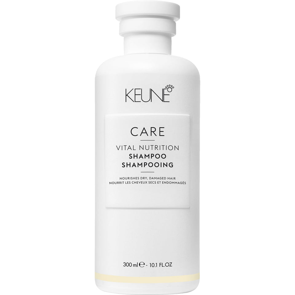KEUNE Care Vital Nutrition Shampoo front bottle showing branding and size benefit