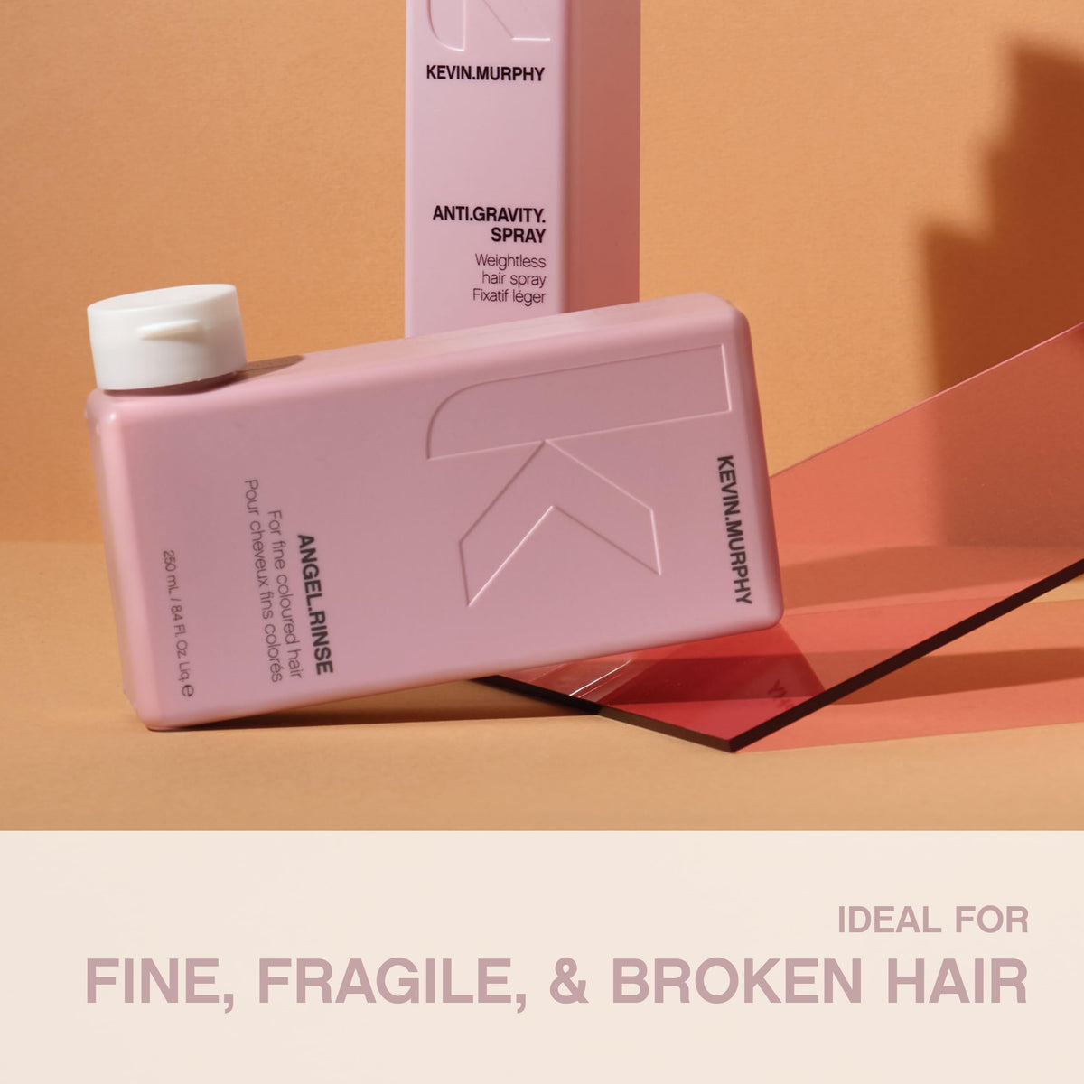 KEVIN.MURPHY conditioner in use during wash routine improving detangling and softness