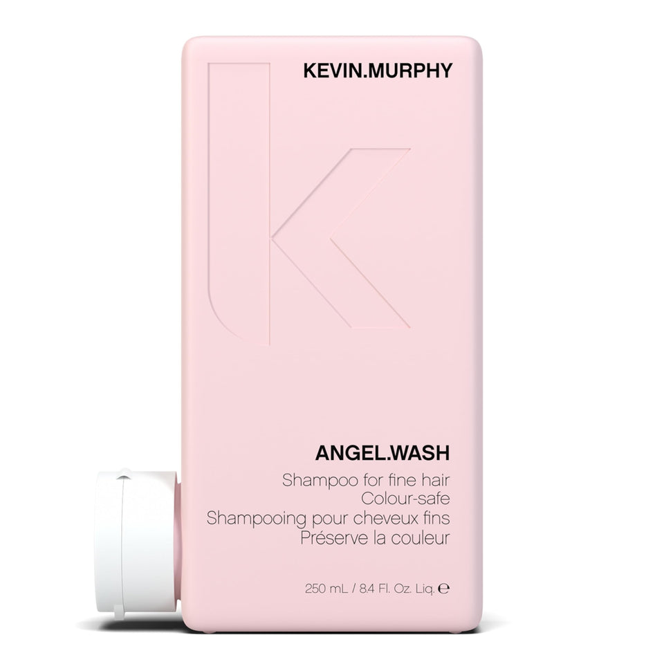 KEVIN.MURPHY ANGEL.WASH front bottle showing label and sleek packaging benefit appealing presentation