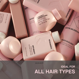 KEVIN.MURPHY before and after hair showing increased volume and natural movement benefit
