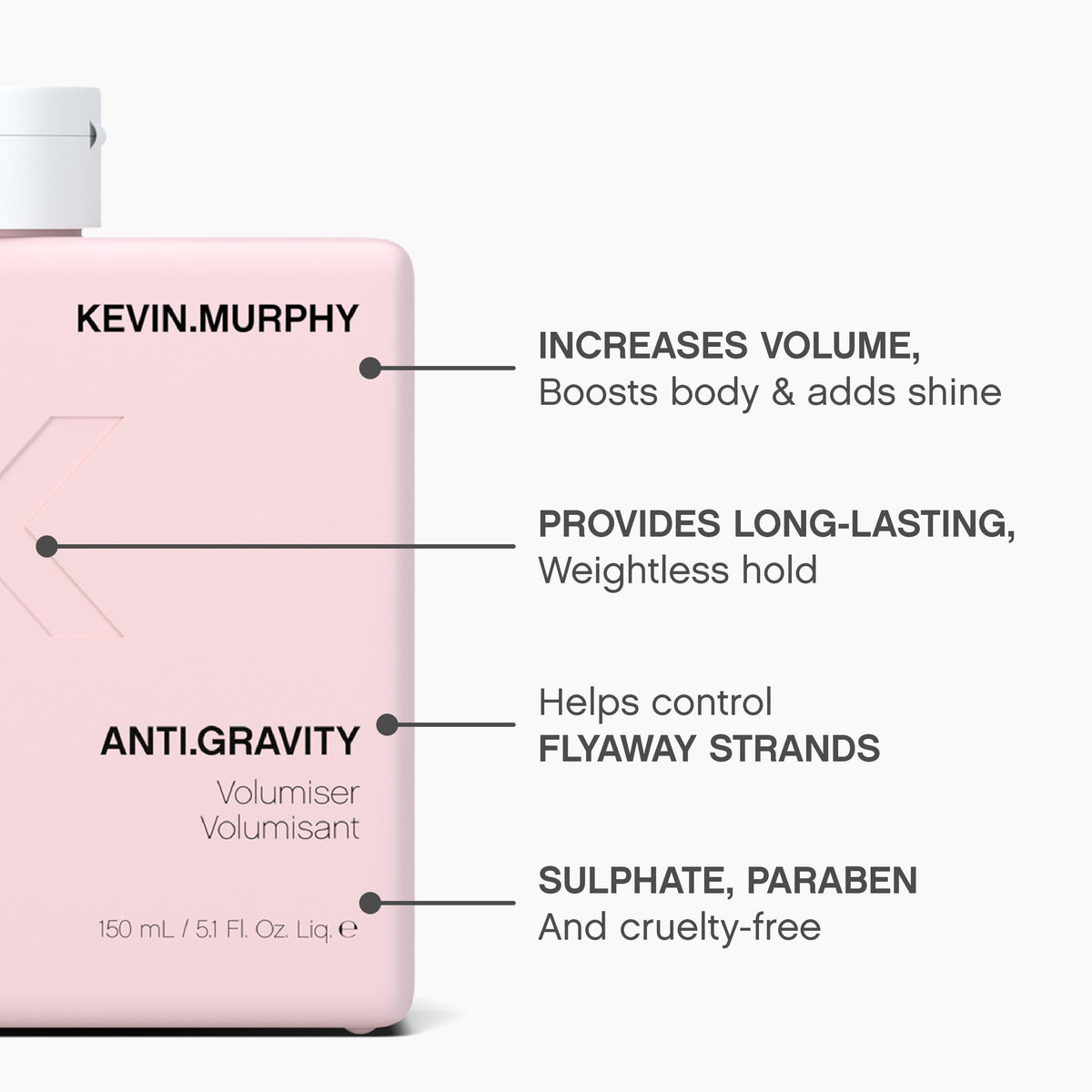KEVIN.MURPHY in-hand application demonstrating easy spread and root lift benefit