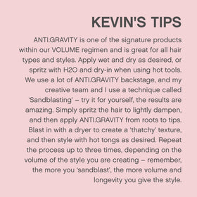 KEVIN.MURPHY label and ingredients panel highlighting clean formula benefit