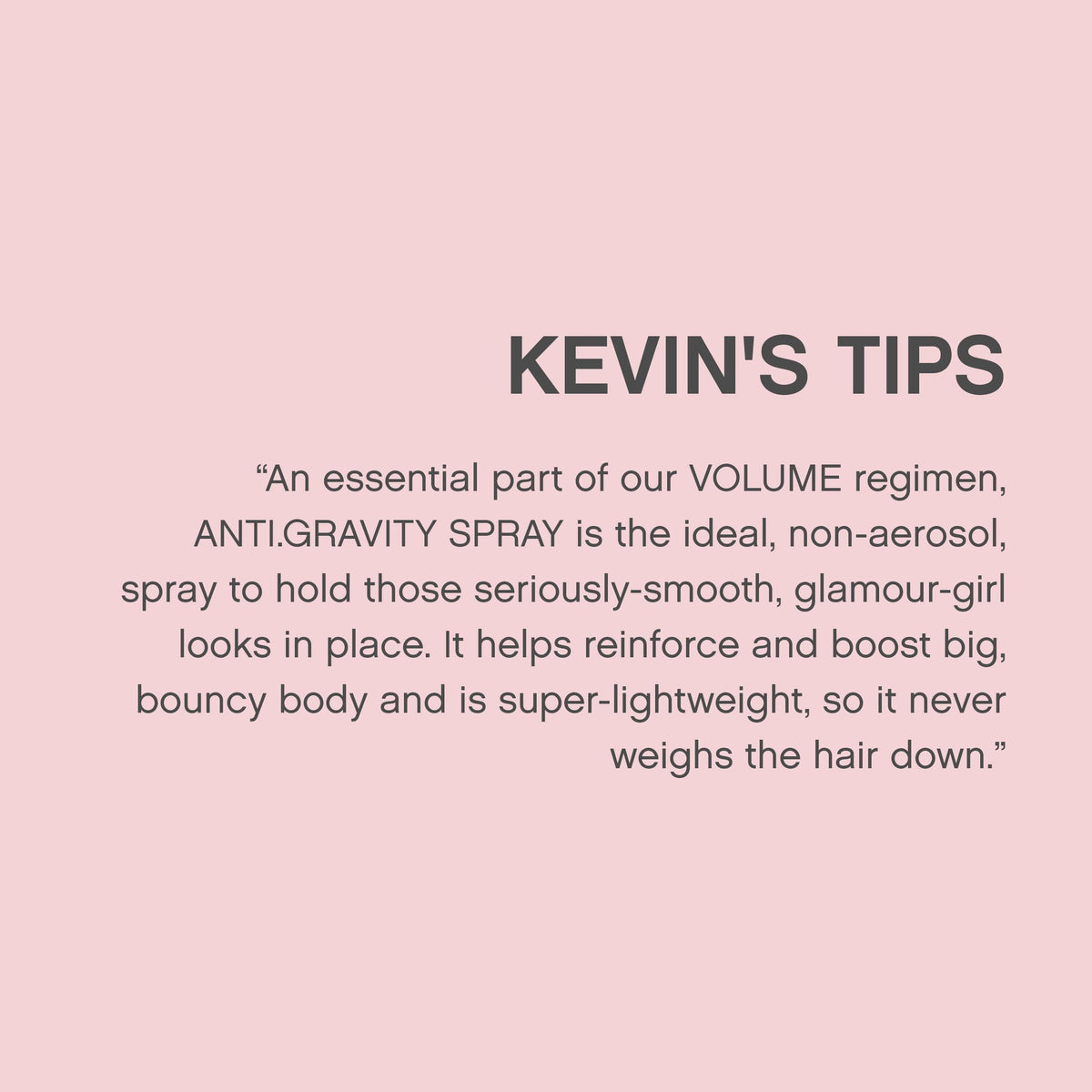 KEVIN.MURPHY label and ingredients closeup emphasizing product transparency