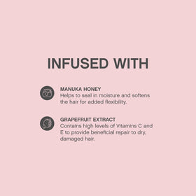 KEVIN.MURPHY fine mist closeup demonstrating even coverage and lightweight lift