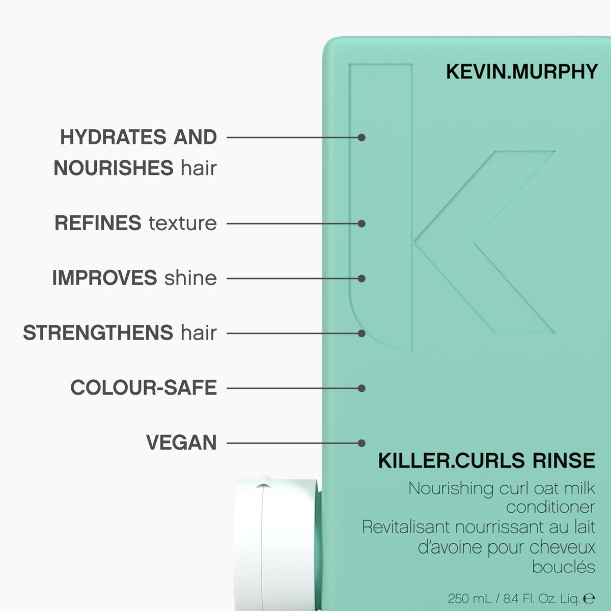 KEVIN.MURPHY being applied to mid-lengths and ends, shows targeted moisture benefits