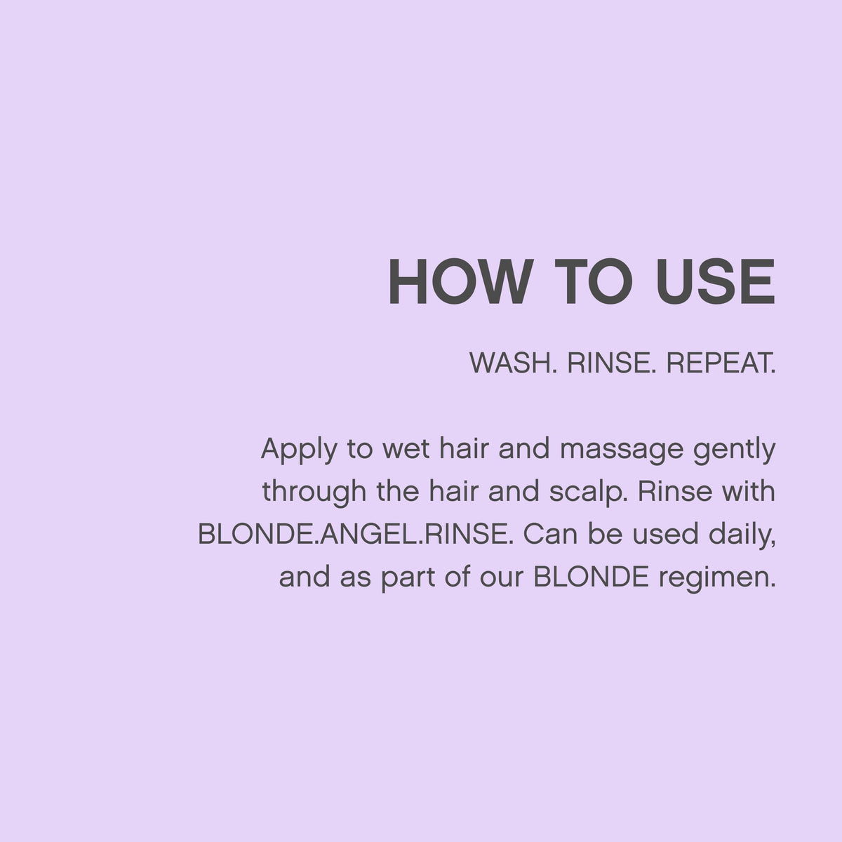 KEVIN.MURPHY shampoo applied to blonde hair during professional salon toning