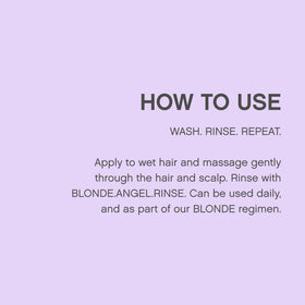 KEVIN.MURPHY shampoo applied to blonde hair during professional salon toning
